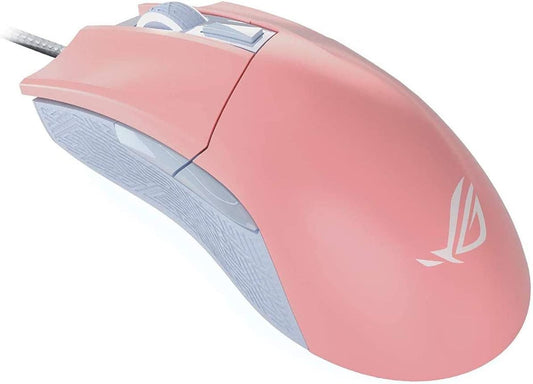 ASUS ROG Gladius II Origin Limited Edition Pink Optical Gaming Mouse | Ergonomic Right-Handed Design for FPS Gaming | 12000 DPI Optical Sensor | Aura Sync RGB and ROG Armoury II Compatibility