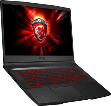 MSI GF65 Gaming Laptop - 15.6" FHD 144Hz Display, Intel Core i5-10500H, 64GB DDR4 RAM, 2TB PCIe SSD, GeForce RTX 3060 Graphics, Backlit Keyboard, Webcam, Type-C, HDMI, Windows 11 Home, Black