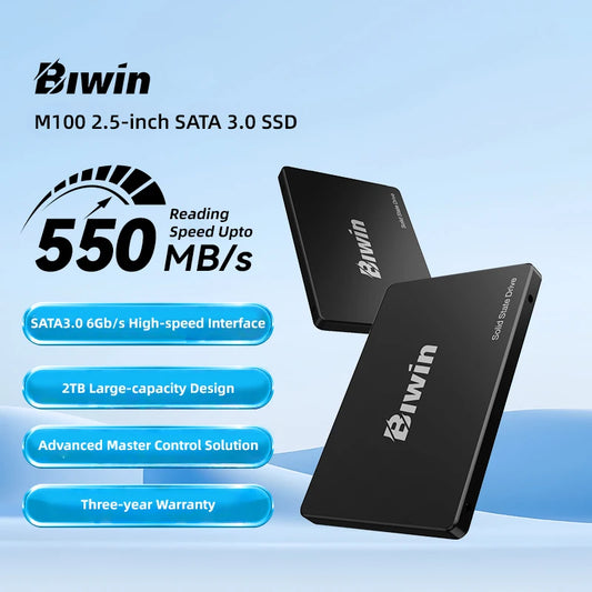 SATA III SSD 2.5” Internal Solid State Drive 128GB 256GB 512GB 1TB 2TB up to 550Mb/S for Laptop Desktops