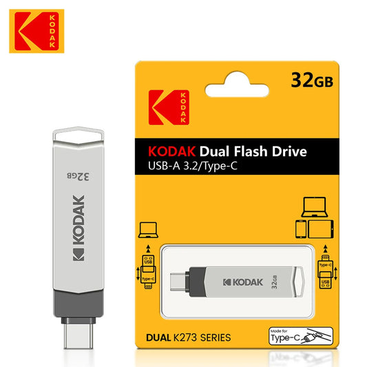 K273 High-Speed USB Flash Drive 3.2 Interface Type-C Mobile Phone Computer Dual-Use 32G-256G Storage USB Flash Drive 128G