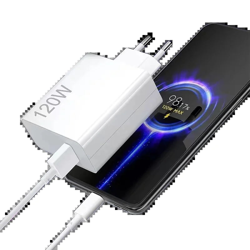 Xiaomi Original Charger Turbo Fast Charge 120W EU/US Hypercharge Adapter for Redmi Note 11 12 13 Pro plus 5G Mi 14 13 13T Cable