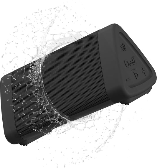 Oontz Angle 3 Portable Bluetooth 5.4 Speaker - 12W Audio Output, 24-Hour Battery Life, 100Ft Wireless Range, IPX5 Water-Resistant, Affordable for Travel, Outdoor, and Home Use (Black)