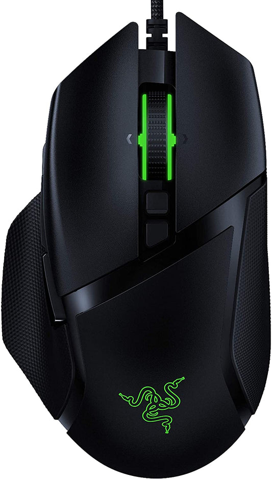 Razer Basilisk V2 Wired Gaming Mouse - 20,000 DPI Optical Sensor, High-Speed Switch, Chroma RGB Lighting, 11 Programmable Buttons, Classic Black