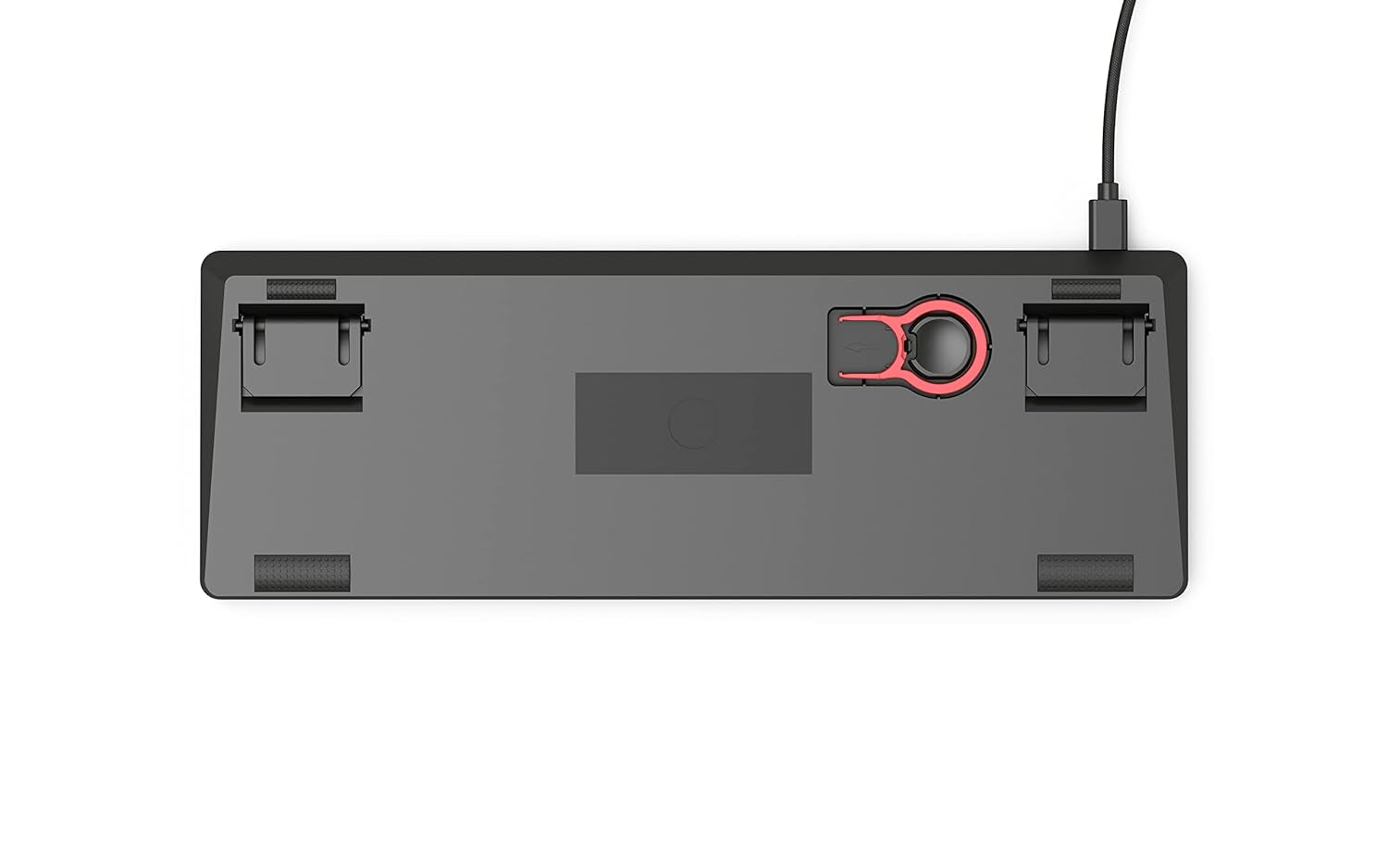 Glorious GMMK 60% Compact Mechanical Gaming Keyboard - USB-C Wired with RGB Hot-Swappable Switches and Keycaps - Black Metal Top Plate