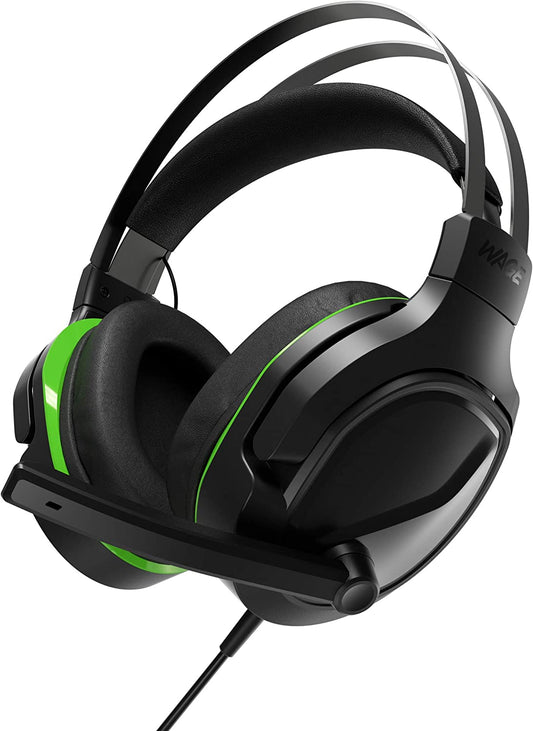 Wage Pro Universal Gaming Headset in Black and Green (Model WMAGY-N080)