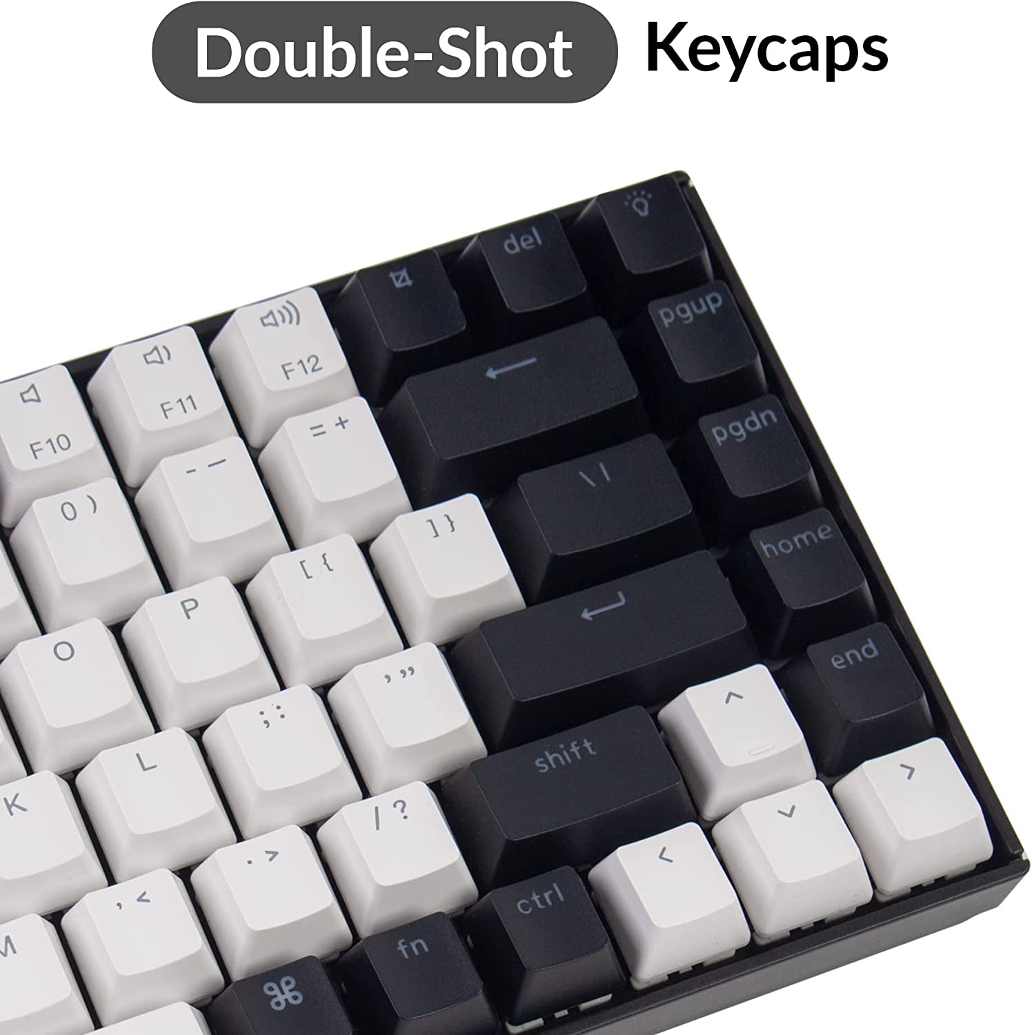 Keychron K2 V2 75% Hot-Swappable Mechanical Keyboard - Bluetooth Wireless & USB Wired - Gateron G Pro Brown Switches - Double-Shot Keycaps - RGB Backlit - 84-Key Layout for Mac and Windows