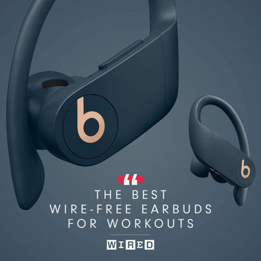 Beats Powerbeats Pro Wireless Earbuds - Apple H1 Headphone Chip, Class 1 Bluetooth Headphones, 9 Hours of Listening Time, Sweat Resistant, Built-In Microphone - Navy