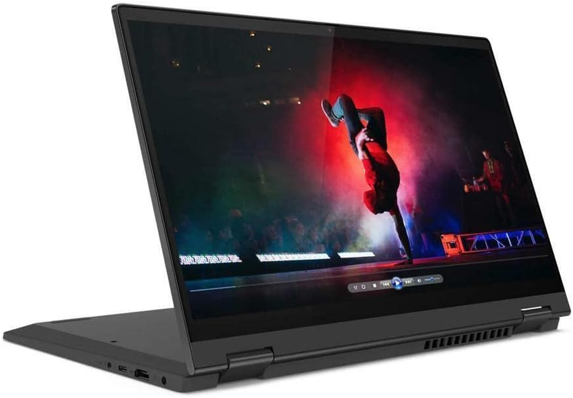 Lenovo Flex 5 14" 2-in-1 Touchscreen Laptop with AMD Ryzen 7 4700U, FHD IPS Display, Backlit Keyboard, Fingerprint Reader, Woov Sleeve Included, Windows 10, Black (8GB RAM | 1024GB SSD)