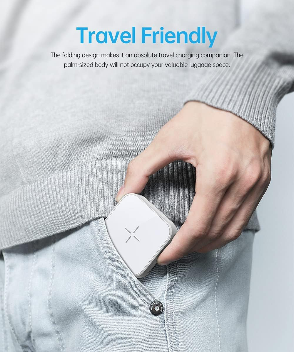 Murcia 2-in-1 Magnetic Wireless Charger and Folding Dual Fast Charging Station for iPhone 13/12 Series and Apple Watch SE/7/6/5/4/3/2/1