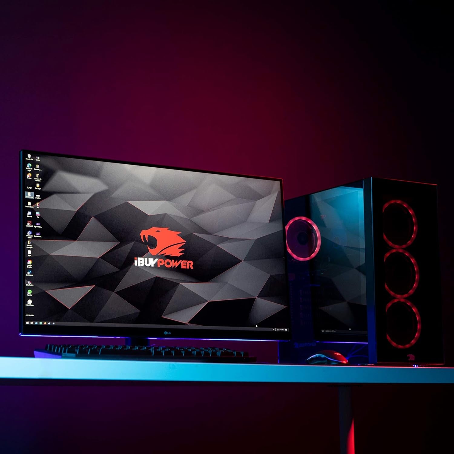 iBUYPOWER Element MR 202I Pro Gaming Desktop Computer (Intel Core i7-11700F 2.5GHz, NVIDIA GeForce GTX 1660 6GB, 16GB DDR4 RAM, 240GB SSD, 1TB HDD, Wi-Fi Ready, Windows 10 Home)
