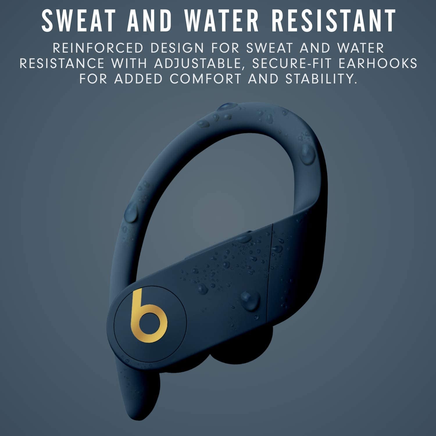 Beats Powerbeats Pro Wireless Earbuds - Apple H1 Headphone Chip, Class 1 Bluetooth Headphones, 9 Hours of Listening Time, Sweat Resistant, Built-In Microphone - Navy