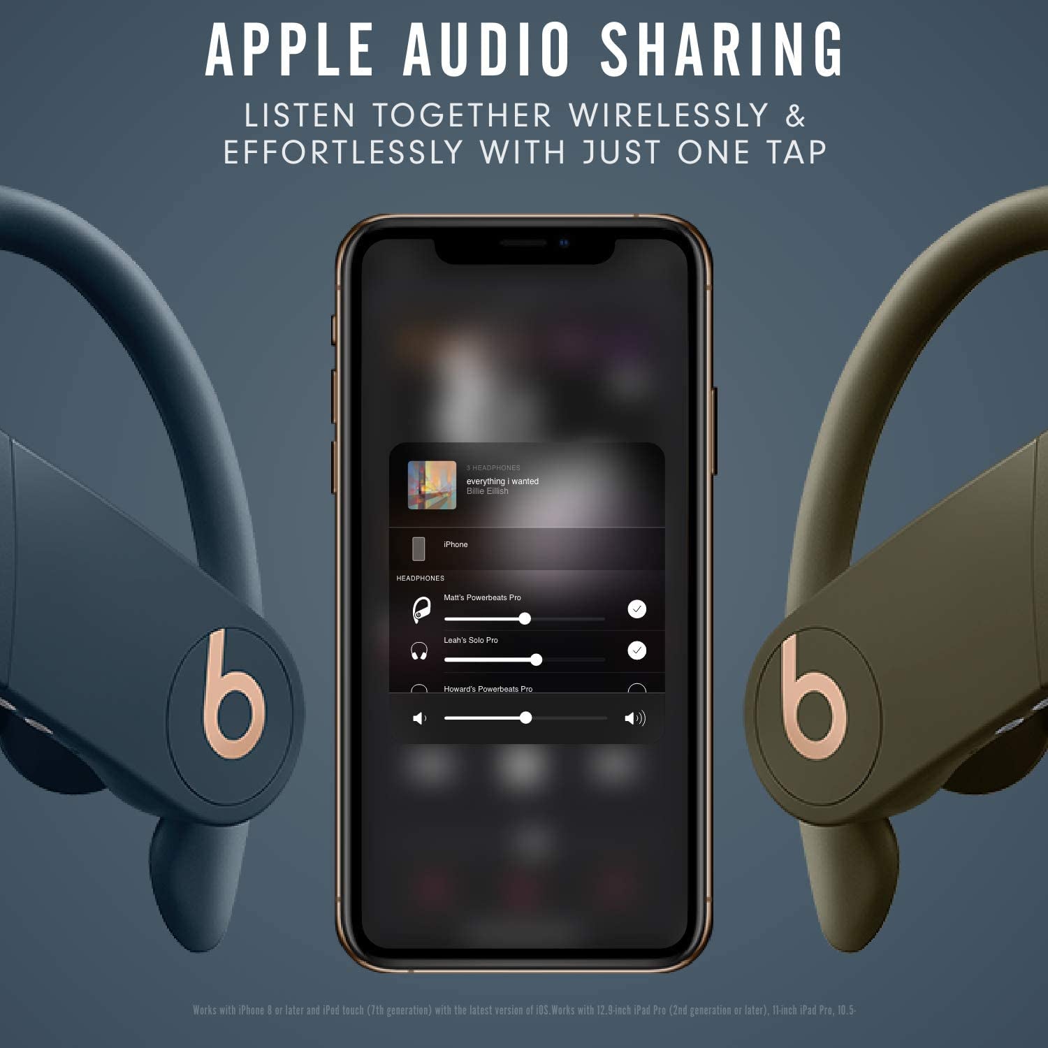 Beats Powerbeats Pro Wireless Earbuds - Apple H1 Headphone Chip, Class 1 Bluetooth Headphones, 9 Hours of Listening Time, Sweat Resistant, Built-In Microphone - Navy