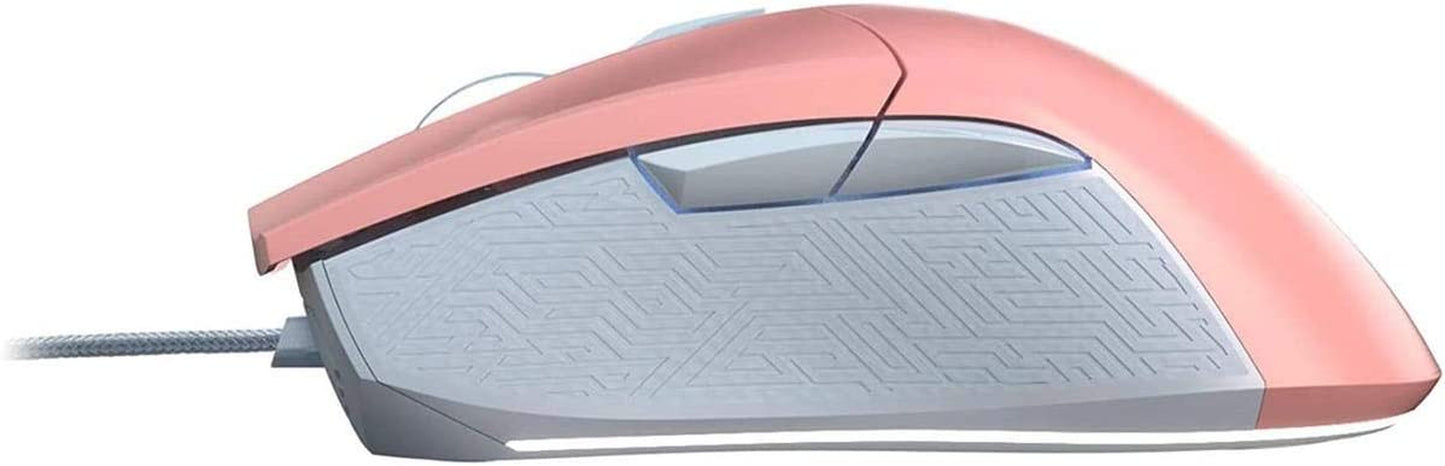 ASUS ROG Gladius II Origin Limited Edition Pink Optical Gaming Mouse | Ergonomic Right-Handed Design for FPS Gaming | 12000 DPI Optical Sensor | Aura Sync RGB and ROG Armoury II Compatibility