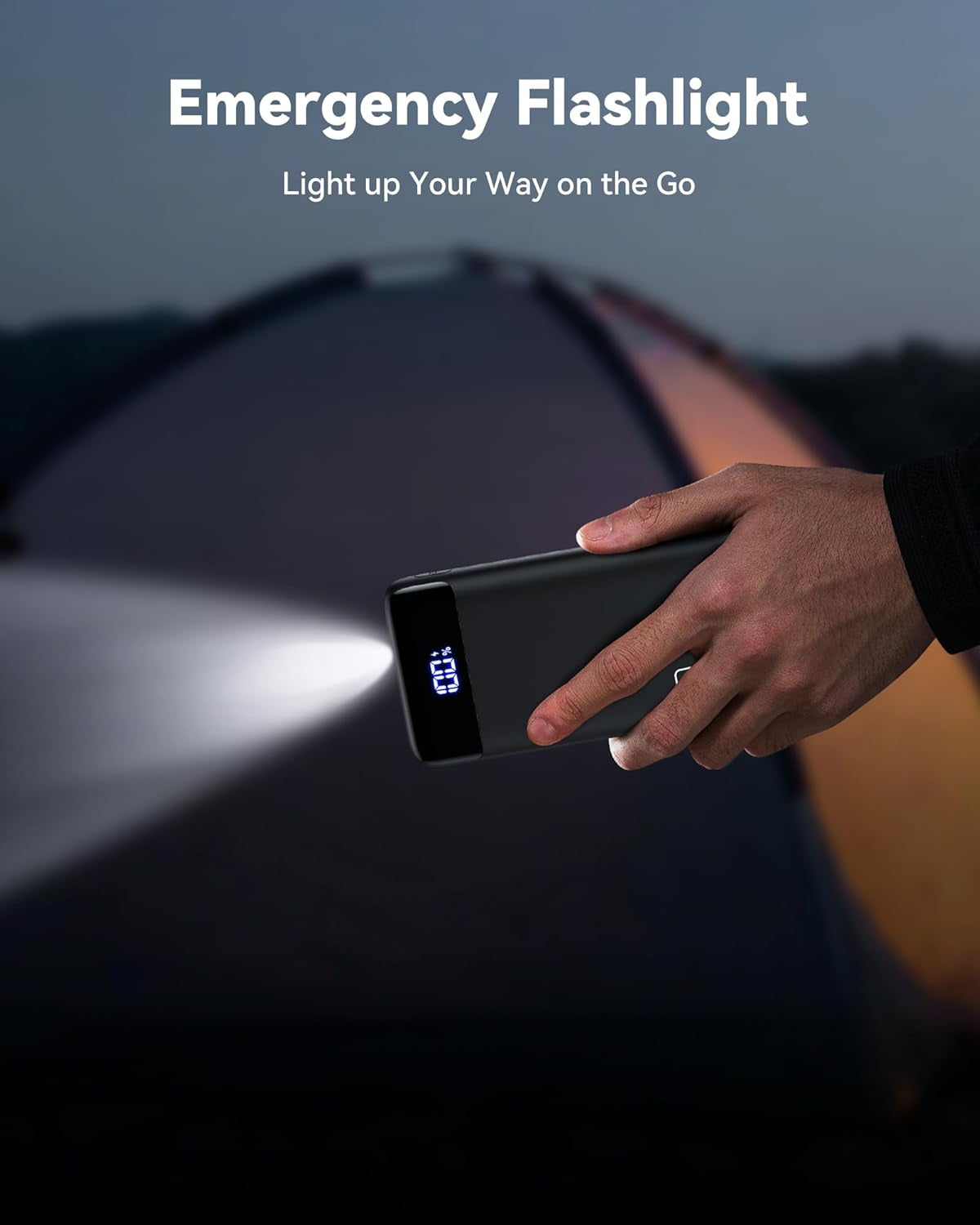 INIU 22.5W Portable Charger, 20000mAh USB-C Power Bank with Fast Charging, PD 3.0 and QC 4.0, LED Display, Compatible with iPhone 16/15/14/13 Pro, Samsung S23, Google Tablets, and More