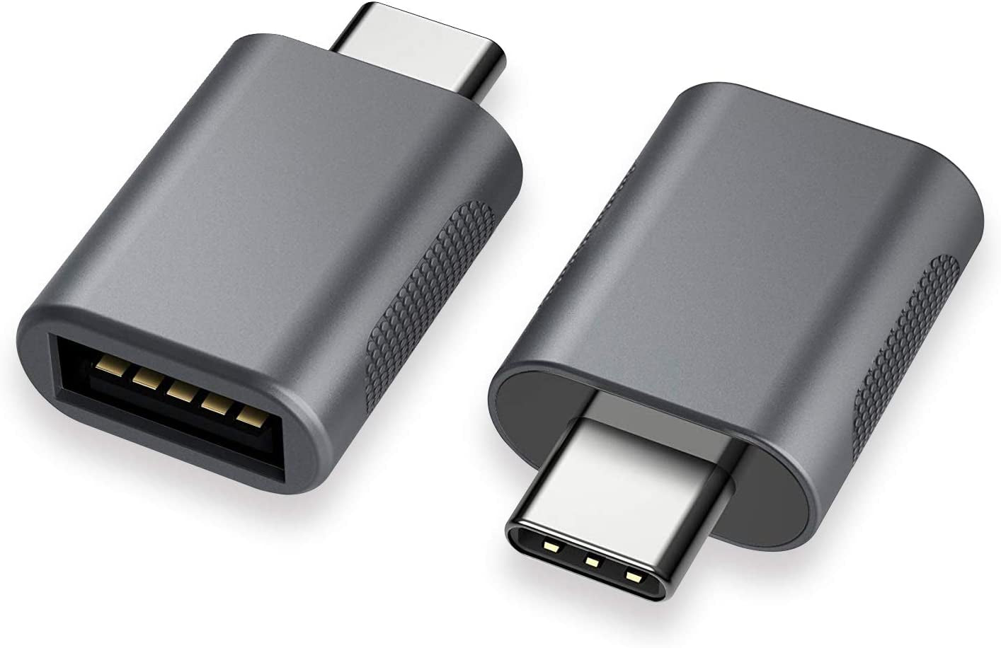 Nonda USB-C to USB 3.0 Adapter (2-Pack) - Type-C to USB Female Adapter for MacBook Pro 2021, MacBook Air 2020, iPad Pro 2021, and Other Type-C Devices