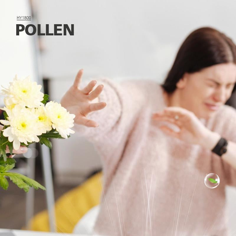 CHIVALZ 2-Pack Portable HEPA Air Purifiers for Home and Bedroom, Designed for Allergy Relief from Pets, Viruses, and Dust with 360° Air Intake System and Sleep Mode